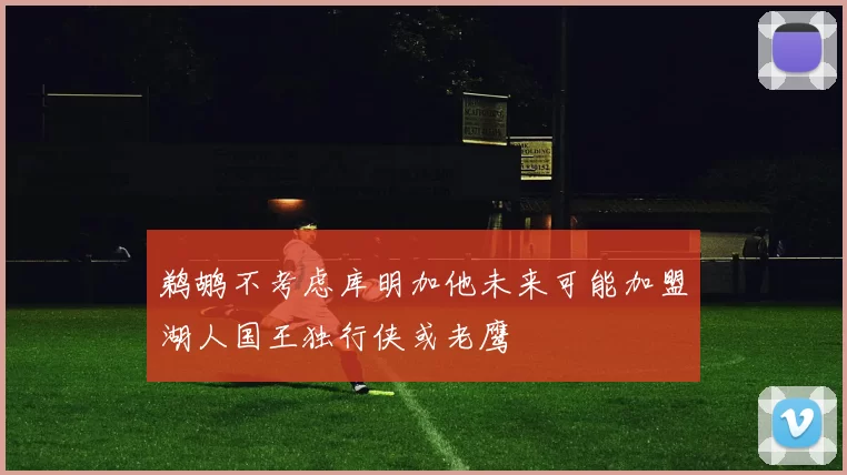 鹈鹕不考虑库明加他未来可能加盟湖人国王独行侠或老鹰